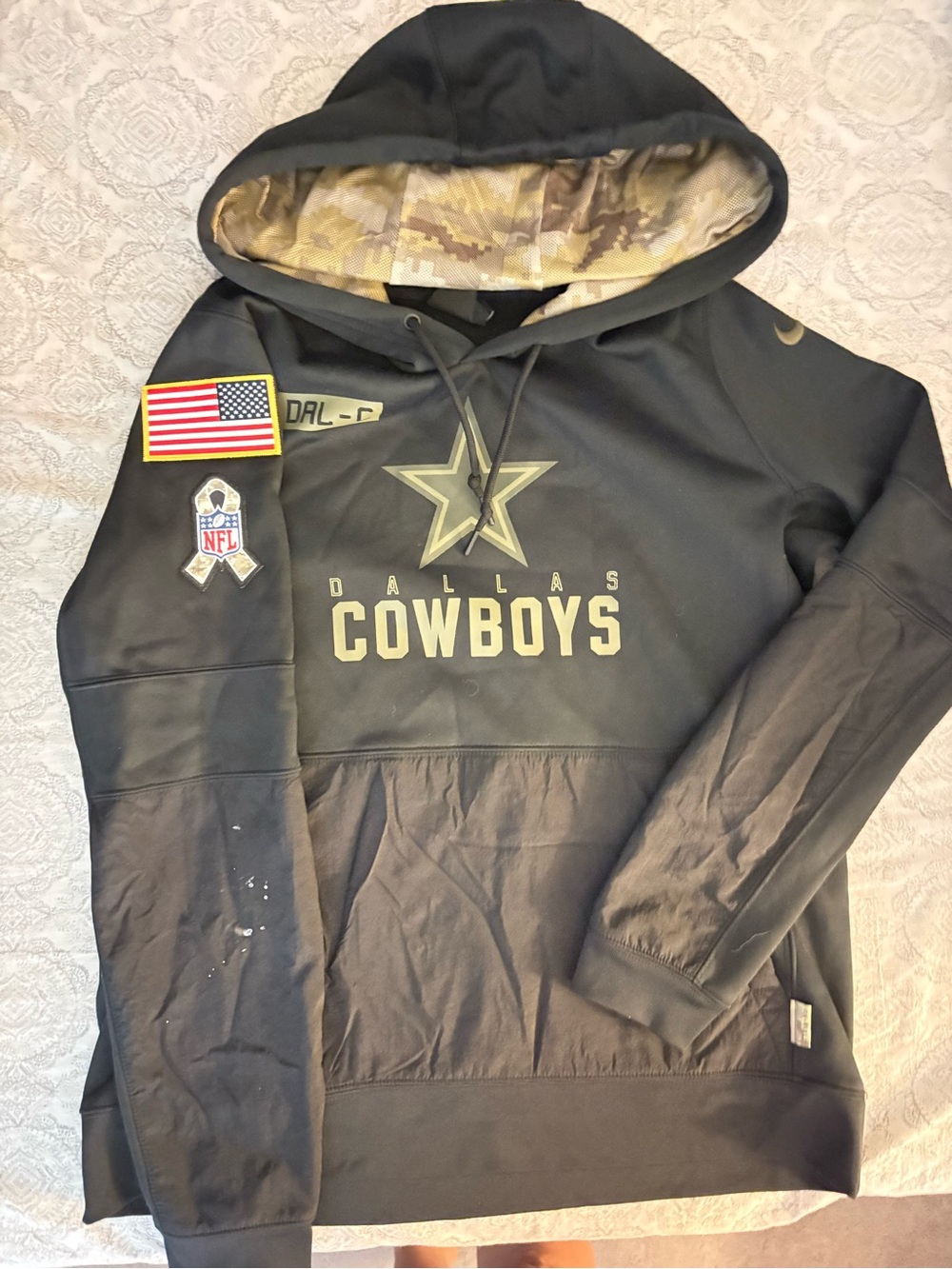 NFL Dallas Cowboys Black & Gold Hoodie for Kids